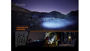 Fenix HM60R NEW - Lanternă frontală - 1300 Lumeni - 120 Metri - Camo
